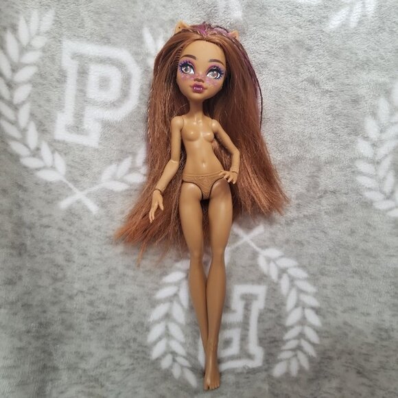 Monster High Doll Clawdeen Wolf Scaremester Style Buried Secrets Nude Werewolf - Picture 1 of 3